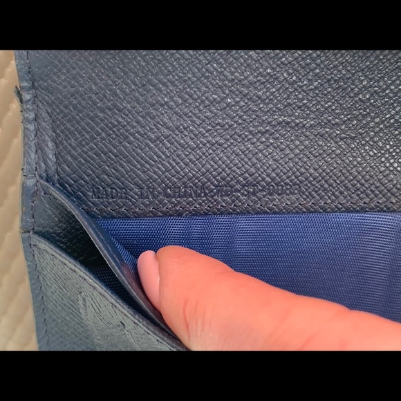 Celine long blue wallet - Picture 9 of 14